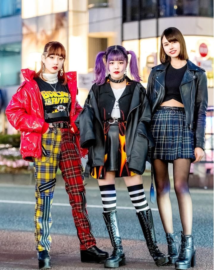 Punk-inspired street style